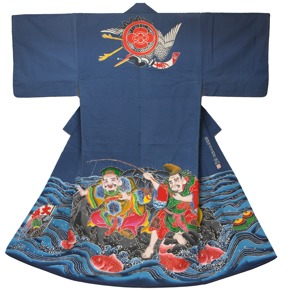 【未使用品】萬祝染　長着　鈴染　鴨川　萬祝 公式オンラインショップ | 鴨川萬祝染 鈴染 -MAIWAI SUZUSEN-